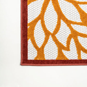Minori Floral High-low Area Rug